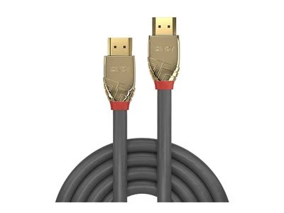 Lindy HDMI 2.0 didelės spartos M/M 5m pilka/auksinis
