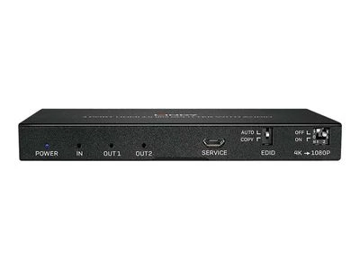 HDMI Skirstytuvas - LINDY 2 Prievadų HDMI Skirstytuvas 18G 4096x2160@60Hz Garso Išgavimas ir Sumažinimas