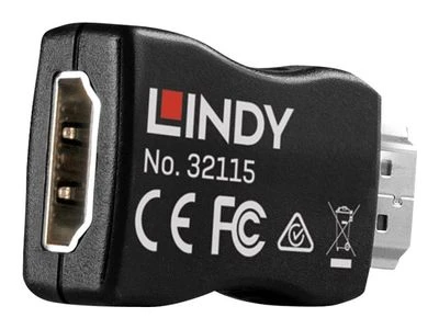 HDMI Emuliatorius - LINDY HDMI 4K60 EDID Emuliatorius, 3840x2160, 18Gbps, HDCP 2.2, CEC, Juodas