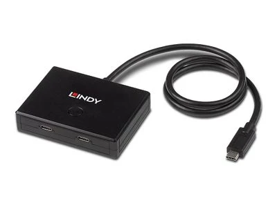 LINDY USB-C jungiklis su dviem prievadais