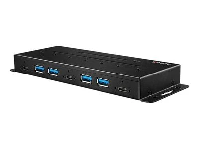 USB Hub - LINDY 7 Prievadų USB 3.2 Gen 2 Metalinis Hub, 10Gbps su Maitinimu