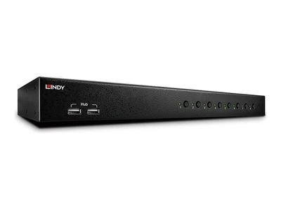 KVM Perjungiklis - LINDY 8 Prievadų DVI-I USB 2.0 garso KVM Perjungiklis 1920x1200@60Hz