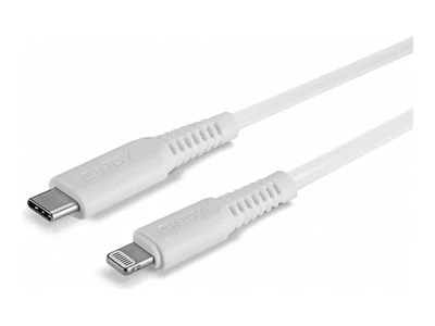 USB Kabelis - LINDY USB Type C į Lightning, 0.5m, 480Mbps, Baltas