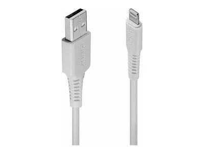 USB Kabelis - LINDY USB tipo A į Lightning Laidas, 480Mbps, 1 m, Baltas