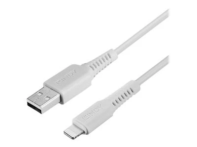 Kabelis - LINDY USB Type A į Lightning kabelis 3m 480Mbps baltas