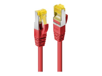 Tinklo Kabelis - LINDY RJ45 S/FTP LSZH Tinklo Kabelis, Cat.6A Jungtis, Cat.7 Raw, 10 m, Raudonas