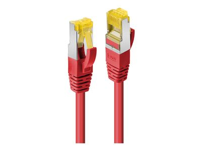 Tinklo Kabelis - LINDY RJ45 S/FTP LSZH Tinklo Kabelis, Cat.6A Jungtis, Cat.7 Raw, 10 m, Raudonas