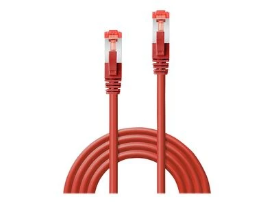Tinklo Kabelis - LINDY Cat.6 S/FTP Tinklo Kabelis, RJ45, M/M, 250MHz, 27AWG, 2 m, Raudonas