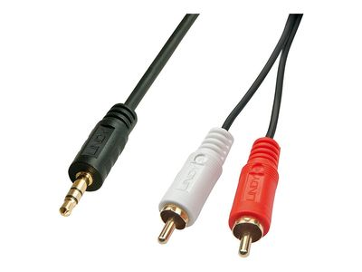 GARSO KABELIS 2XRCA/3.5MM M/M 3M/35682 LINDY