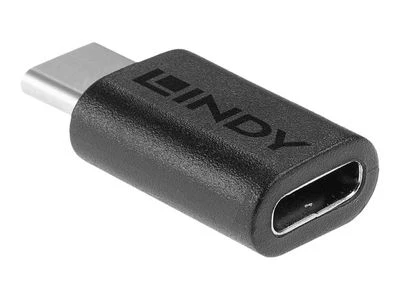 USB Adapteris - LINDY USB 3.2 Type C į C M/F Adapteris, Juodas