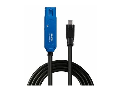 USB Prailginimo Laidas - LINDY USB 3.2 C/A Prailginimo Laidas 5Gbps 8m, Juodas