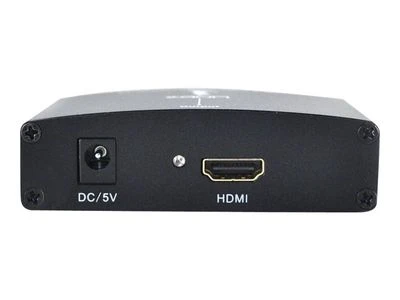 Lindy VGA oraz Audio na HDMI juoda
