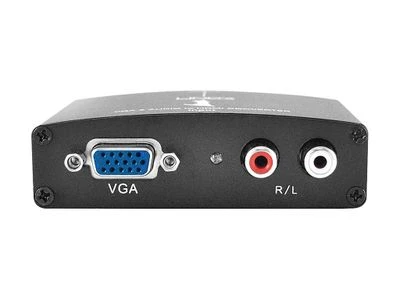 Lindy VGA oraz Audio na HDMI juoda