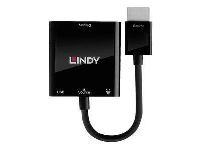 Garso Adapteris - LINDY HDMI į VGA ir Garso Keitiklis, 1920x1200@60Hz