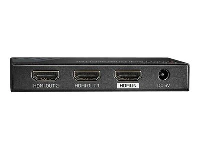 HDMI Skirstytuvas - LINDY 2 Prievadų HDMI Skirstytuvas, 18G, 3840x2160@60Hz, HDMI® 2.0 EDID Emuliacija, Juodas