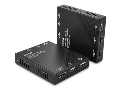 KVM Prailginimas - LINDY Cat.6 KVM Prailginimas, 120 m, Juodas