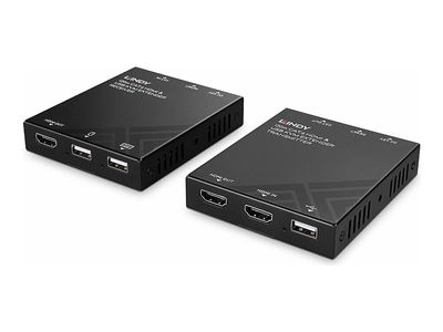 KVM Prailginimas - LINDY Cat.6 KVM Prailginimas, 120 m, Juodas