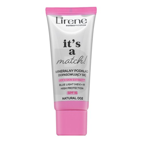Lirene It's a Match! Mineralinis makiažo pagrindas SPF15 002 Natural, 30 ml
