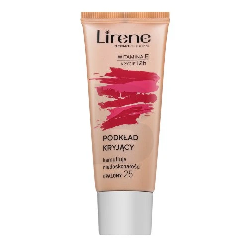 Lirene vitamino E stipriai dengiantis skystas makiažo pagrindas 25 įdegęs, 30 ml