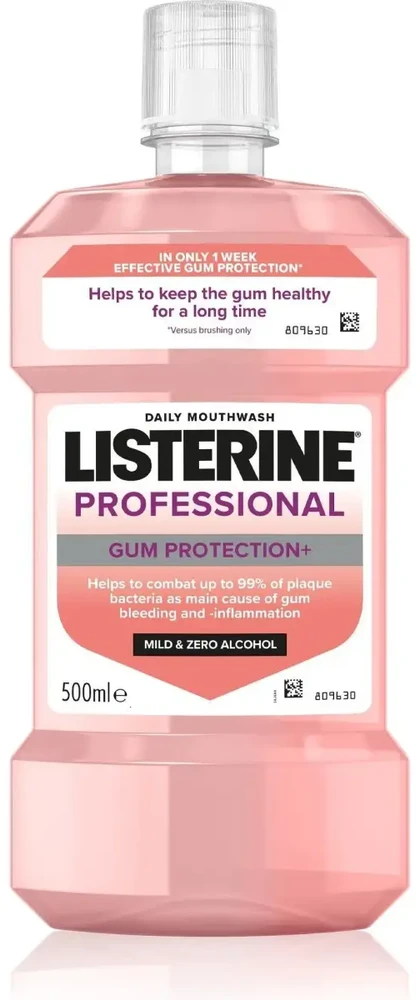 Listerine Burnos skalavimo skystis Profesionalus dantenų apsaugos+ 500 ml