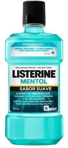 "Listerine Zero Alcohol" burnos skalavimo skystis "Soft Mint" 500ml