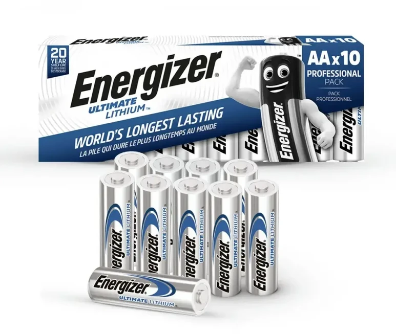 Ličio baterija FR6 (AA) L91 1,5 V 3500 mAh ENERGIZER, 10 vnt. dėžutėje