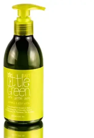 Little Green Susanne Kaufmann Little Žalias BABY Šampūnas & Kūno prausiklis Šampūnas and dušo želė in one for children 0-3 240 ml