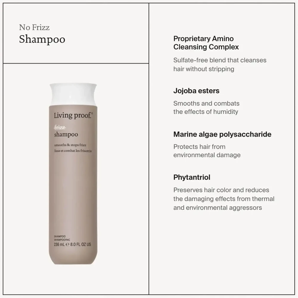 Šampūnas Living Proof No Frizz, 236 ml