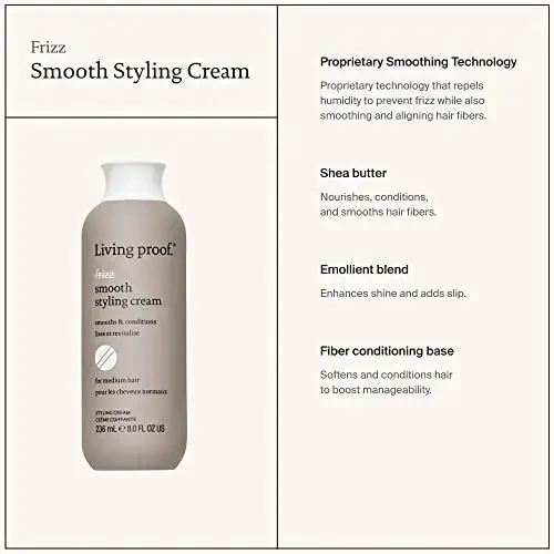 Living Proof „No Frizz Smooth“ formavimo kremas