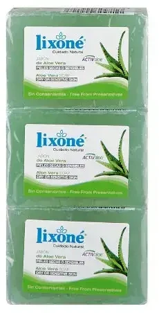 "Lixoné Aloe Vera" muilas sausai arba jautriai odai 3x125g