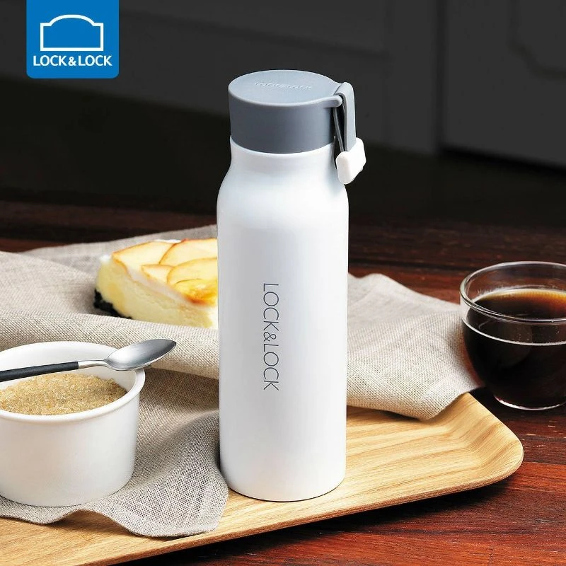 Drbacty Locknlock Terminis puodelis Name 500ml juodas
