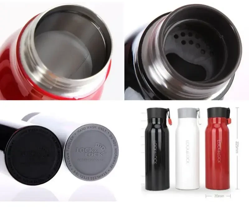 Locknlock Termosas Cup 500ml baltas