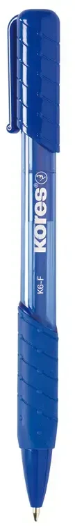 Tušinukas KORES K6-F, 0.7 mm, mėlynos spalvos tušas