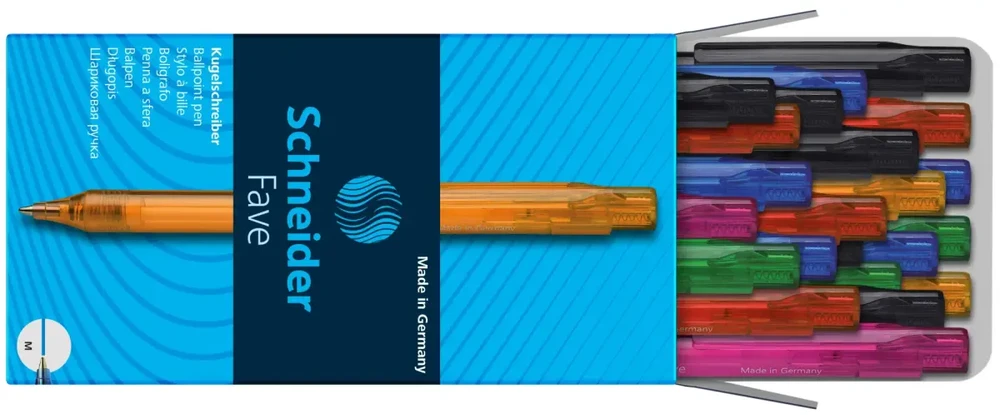 Schneider Tušinukas Fave 770 mėlynas, korpusas įv.spalvų