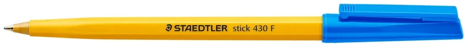 STAEDTLER tušinukas „Stick 430 F“, mėlynas, 0,3 mm, su dangteliu