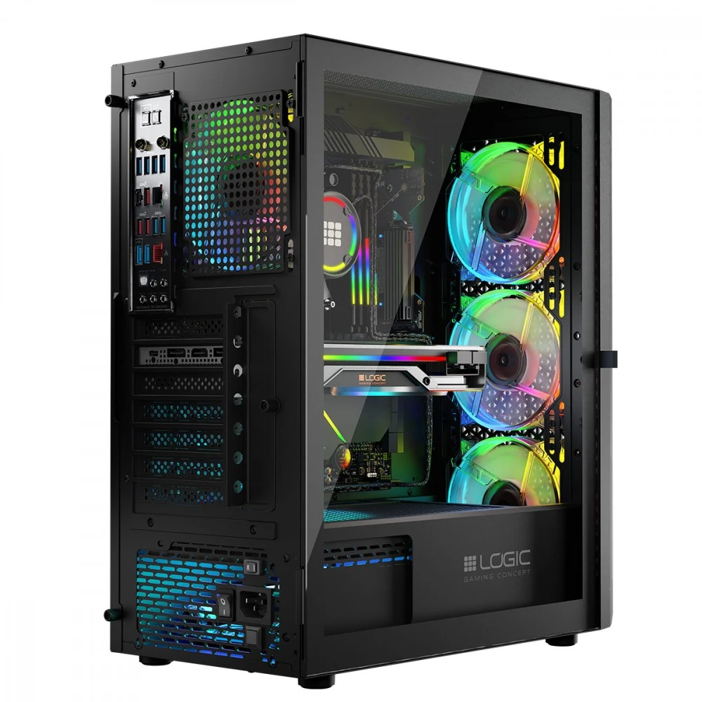 Logic ARAMIS ARGB MINIDI USB 3.0 dėklas, juodas