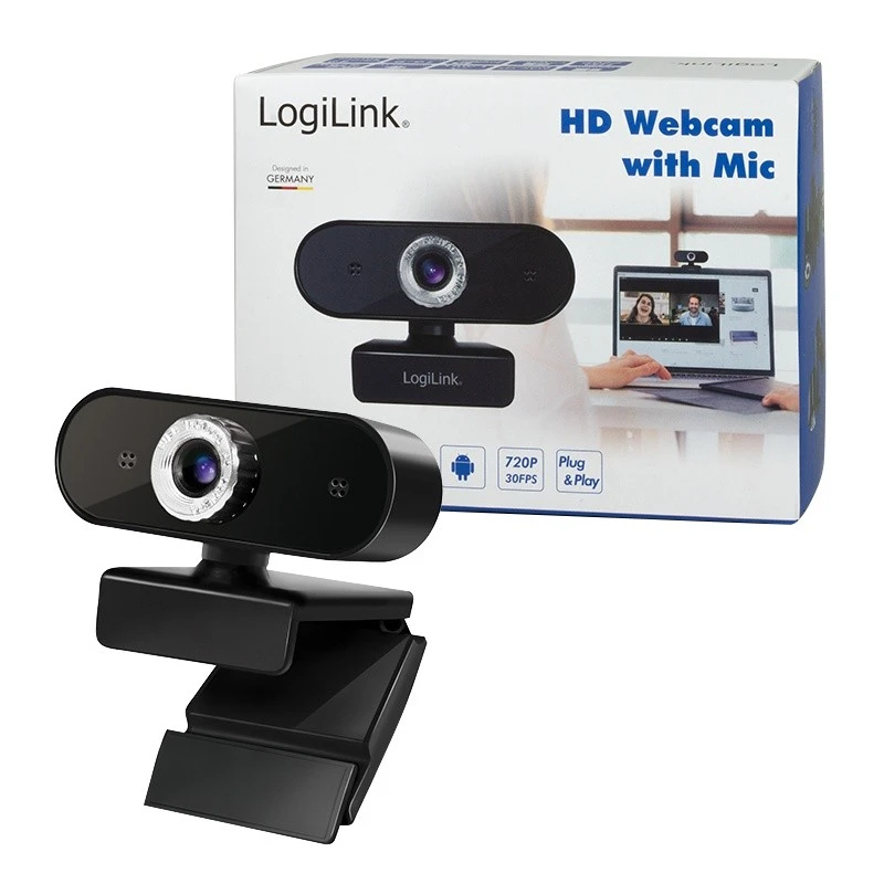 LOGILINK UA0368 HD USB internetinės kameros mikrofonas