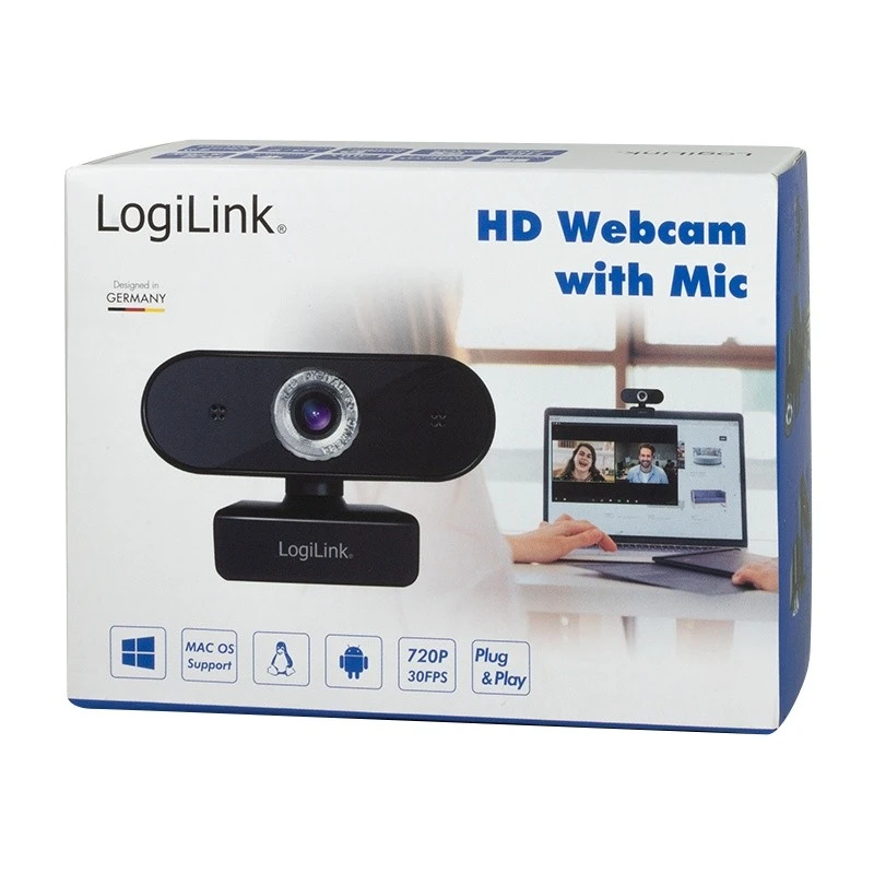 LOGILINK UA0368 HD USB internetinės kameros mikrofonas