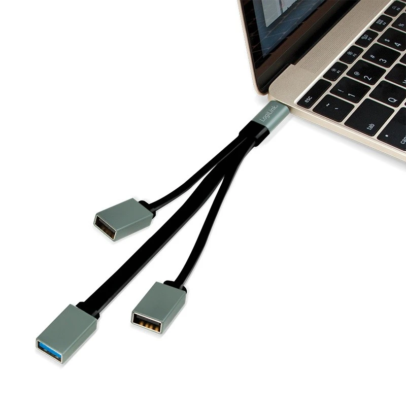 LOGILINK UA0315 LOGILINK- USB-C šakotuvas, 3 prievadų