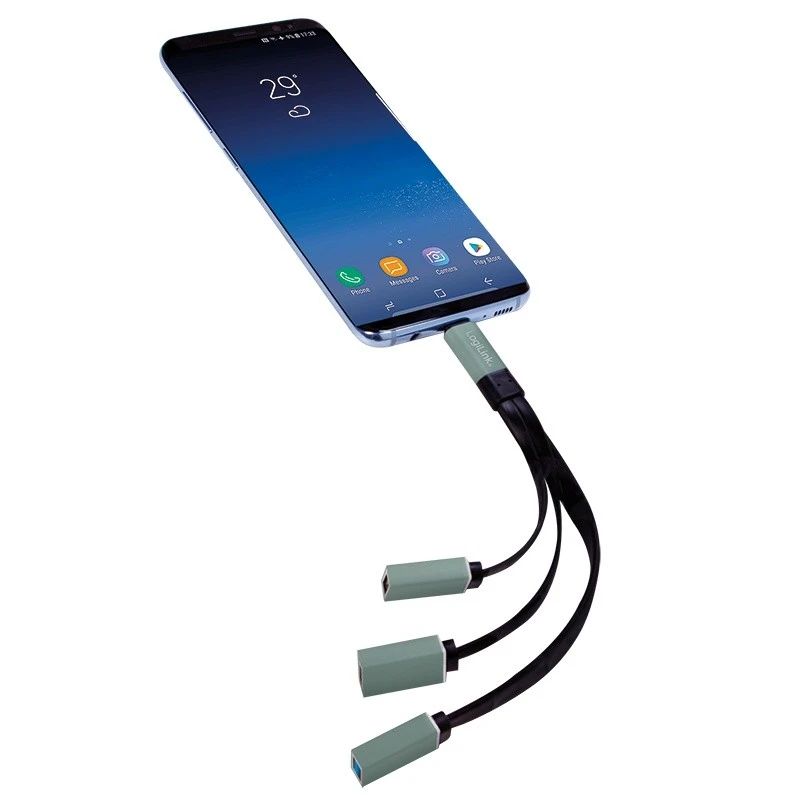 LOGILINK UA0315 LOGILINK- USB-C šakotuvas, 3 prievadų