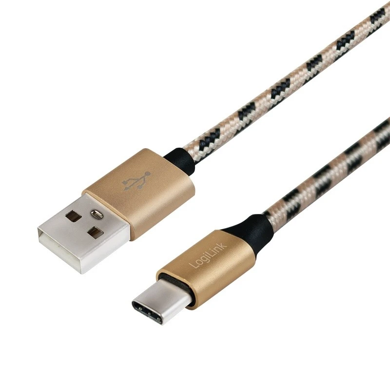 LOGILINK CU0135 LOGILINK – sinchronizavimas & įkrovimo laidas, USB į Micro USB kištukas, 2m