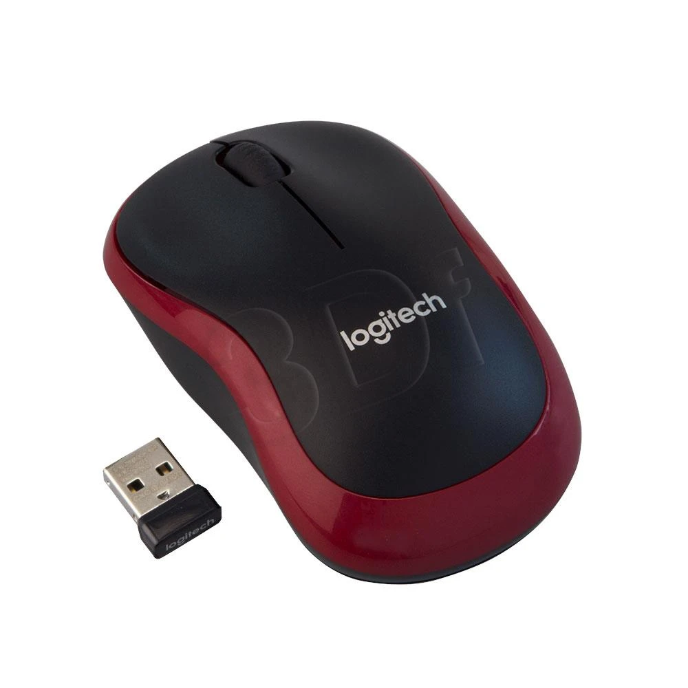 Bevielė pelė Logitech M185. Raudona