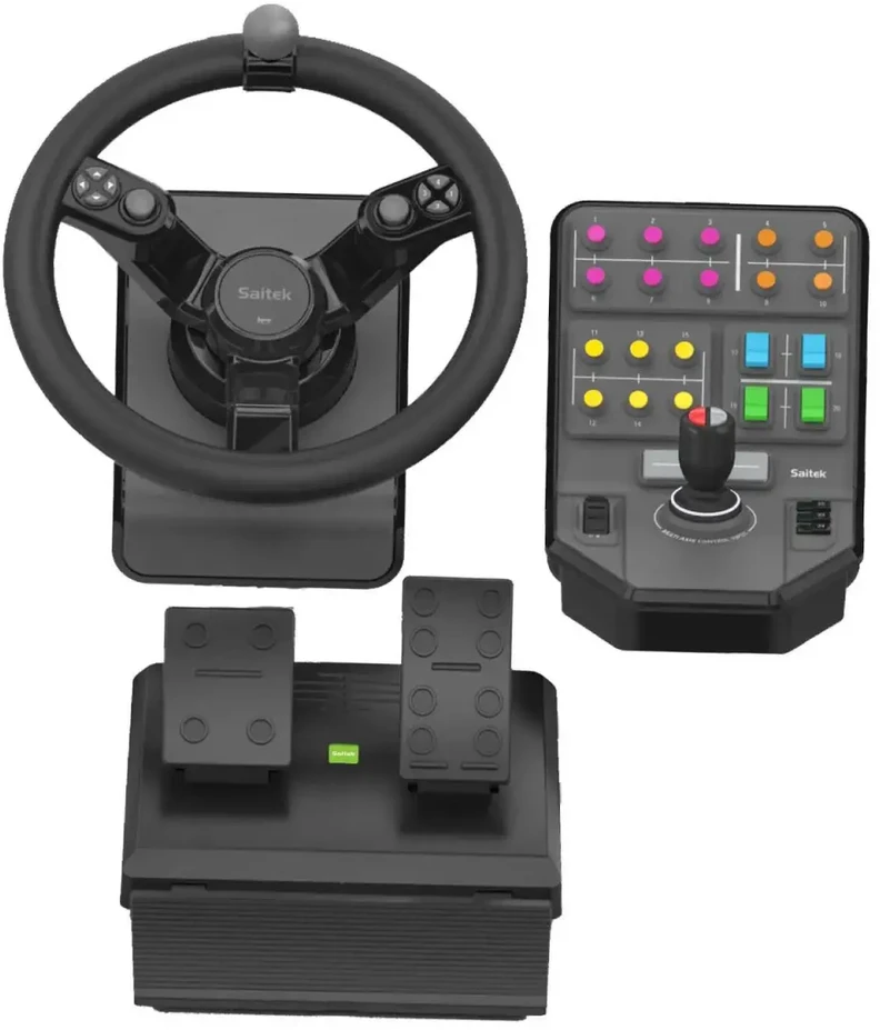 Logitech 945-000062 žaidimų valdiklis Vairas + pedalai Analoginis / skaitmeninis Juoda