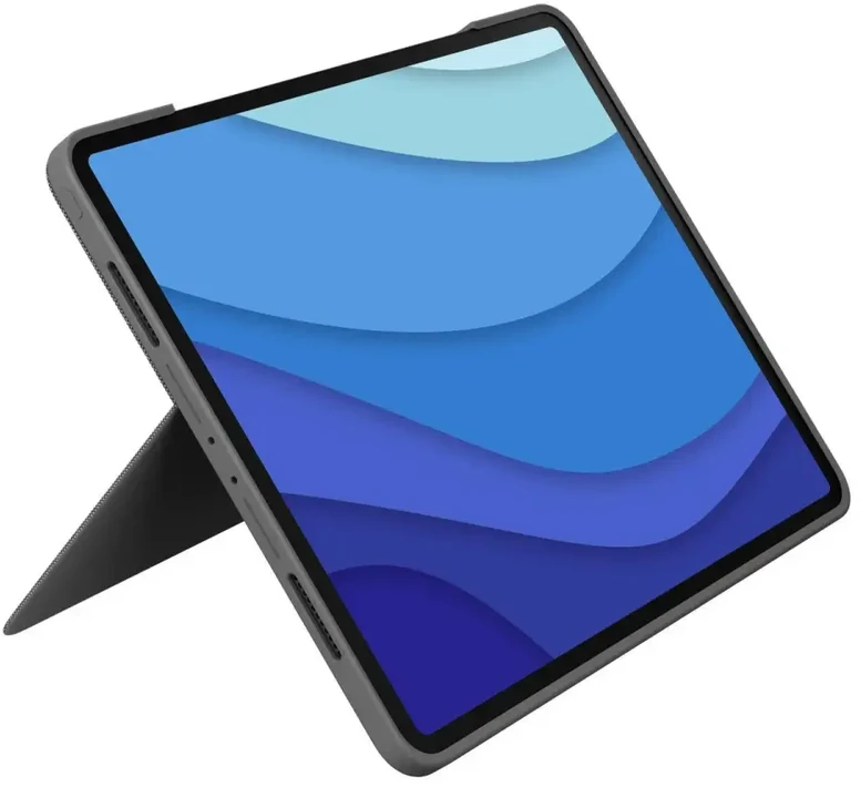 Klaviatūra Logitech Combo Touch 920-010208 klaviatūros dėklas iPad Pro 12.9, pilkas, DE