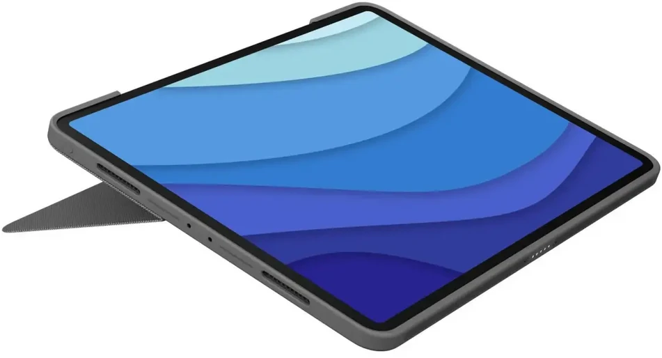 Klaviatūra Logitech Combo Touch 920-010208 klaviatūros dėklas iPad Pro 12.9, pilkas, DE