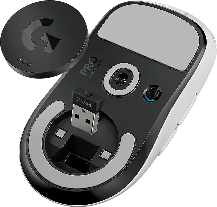 LOGITECH G PRO X SUPERLIGHT 2c compact belaidė pelė žaidimams - Baltas - 2.4GHZ - EER2-933