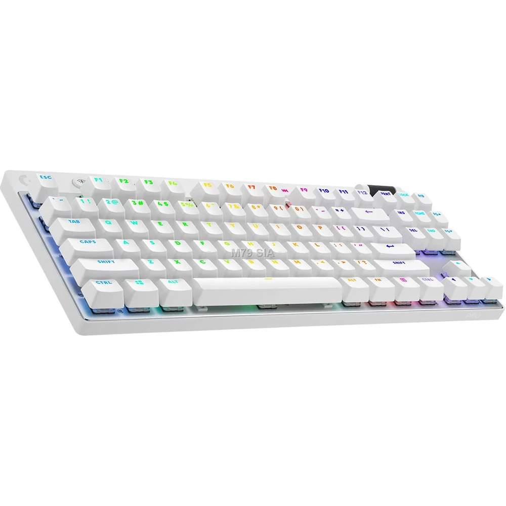 Žaidimų klaviatūra Logitech G Pro X TKL Lightspeed, US išdėstymas, Baltos spalvos