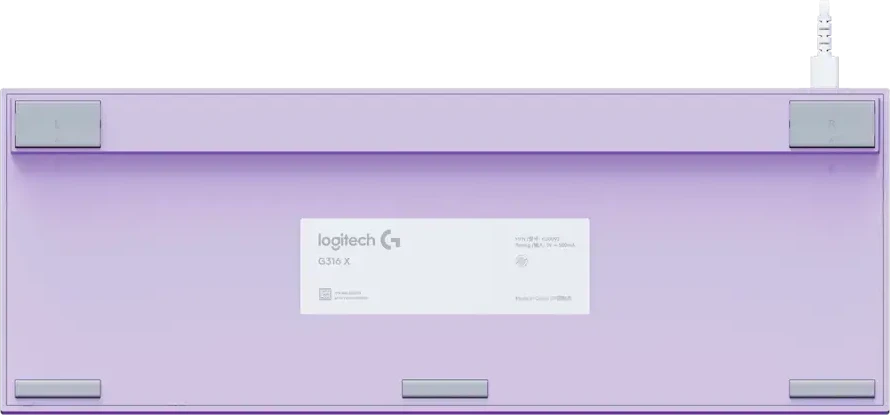 LOGITECH G316 X 98 Žaidimų Klaviatūra | Lilac, Tactile