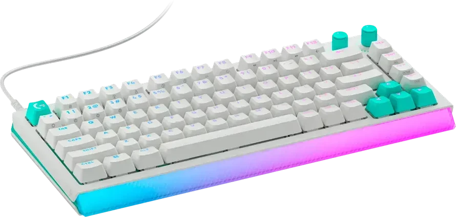 Klaviatūra žaidimai Logitech G512 X 75 laidinis magnetinis-mechaninis apšvietimas balta