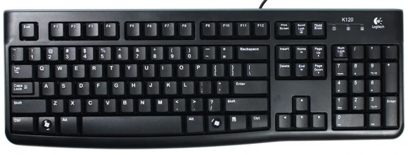 Logitech klaviatūra K120 su laidu, Angliška/Lietuviška